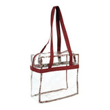 12 x 12 x 6 Inch Clear Zipper Tote With Handles (Q976422)