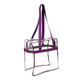 12 x 12 x 6 Inch Clear Zipper Tote With Handles (Q976422)