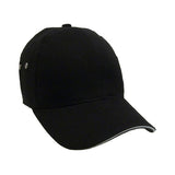 Constructed Lightweight Brushed Cotton Twill Sandwich Cap (Q97648)
