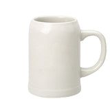 24 Oz. White Stein Beer Mugs (Q977711)