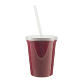 16 Oz. Stadium Cup With Lid And Straw (Q978422)