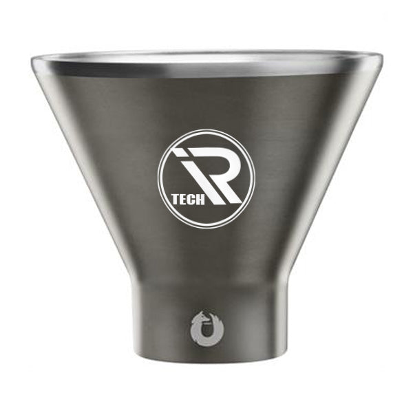 8 Oz. Snowfox Steel Martini Tumbler - Olive Grey  Imprinted with Logo (Q979522)