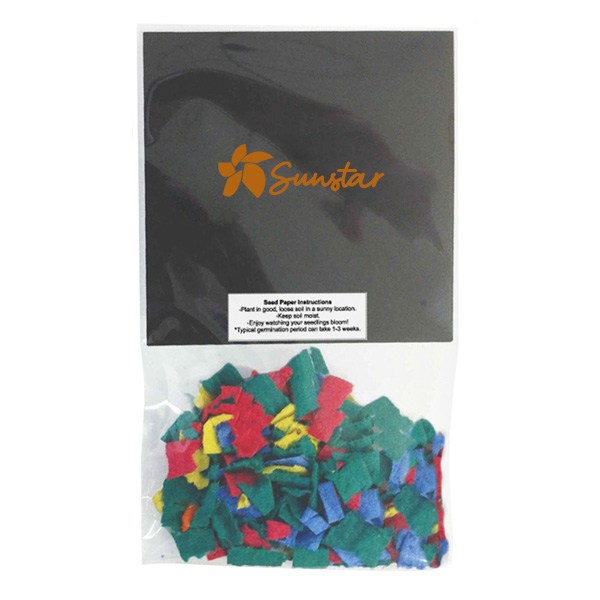 Wildflower Seed Confetti Packet  Imprinted with Logo (Q980422)