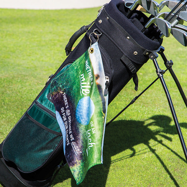 Subli-Plush Microfiber Velour Golf Towel (Q981322)