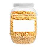 Caramel Popcorns in a Large Plastic Jar (Q981411)