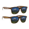 Lenstek Wood Grain Plastic Miami Sunglasses (Q982511)