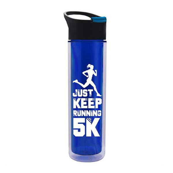 16 Oz. Chiller Insulated Bottle - Pop-Up Sip Lid  Imprinted with Logo (Q982722)