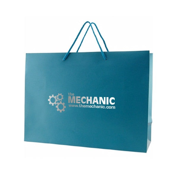 Matte Laminated Eurototes  Imprinted with Logo (Q98448)