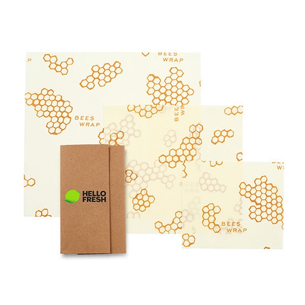Beeswrap Set Of 3  Imprinted with Logo (Q989422)