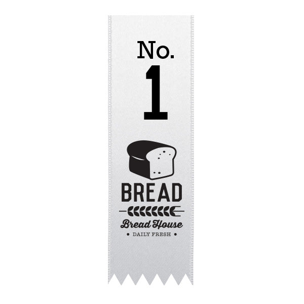 2" x 8" Satin Ribbon Badges (Q989611)