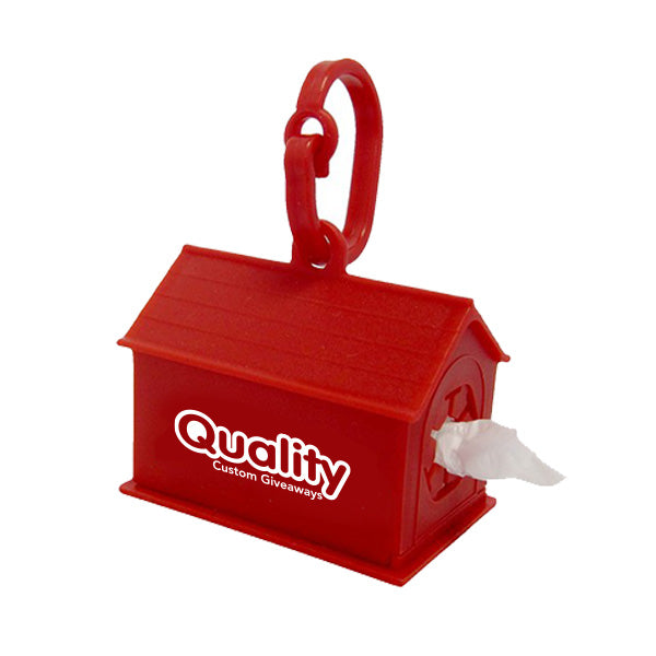 Dog House Shaped Pet Bag Dispensers  Imprinted with Logo (Q157511)